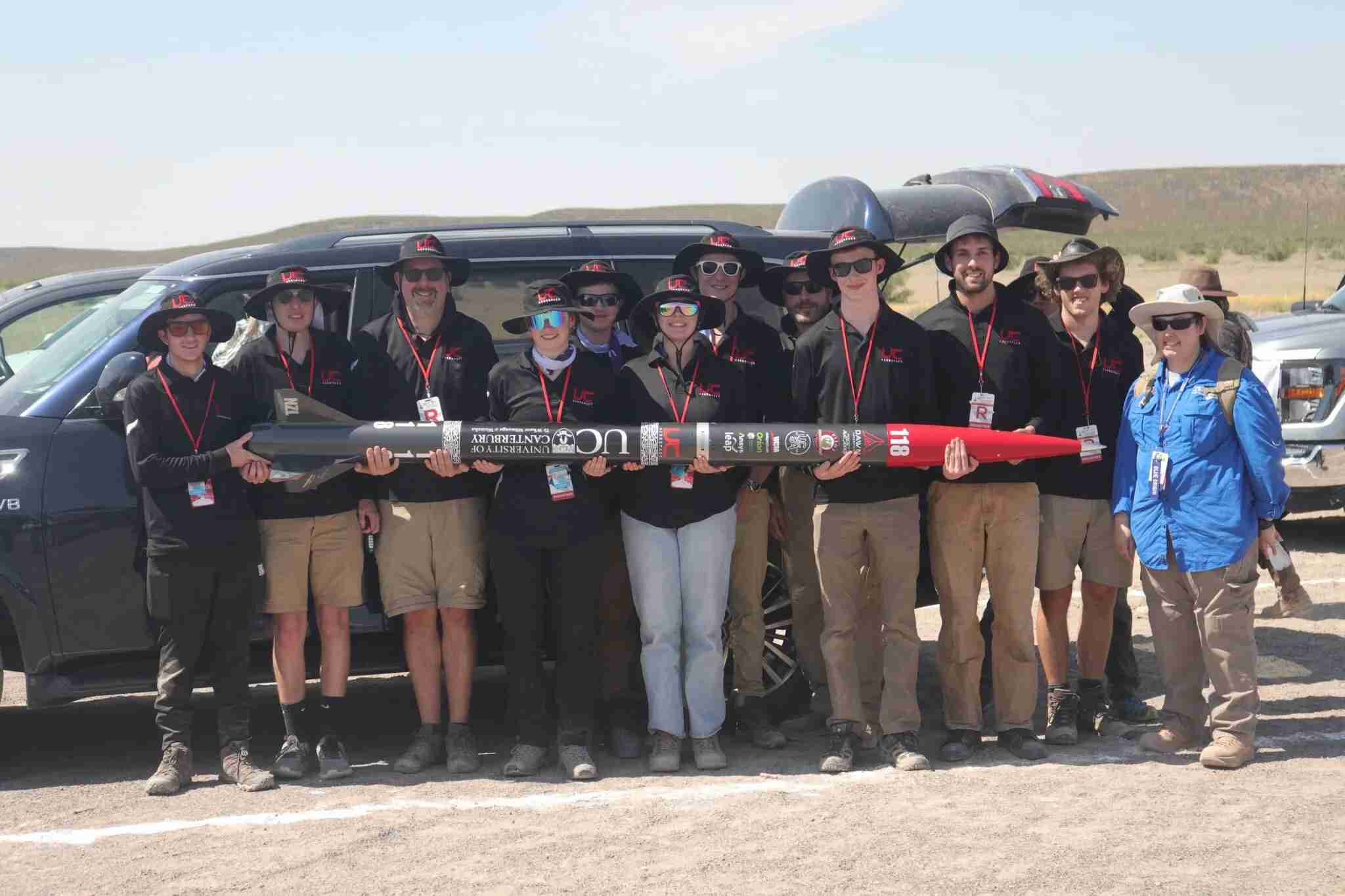 Rocket in New Mexico